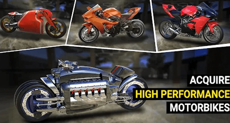 acquuire high performance mototbikes