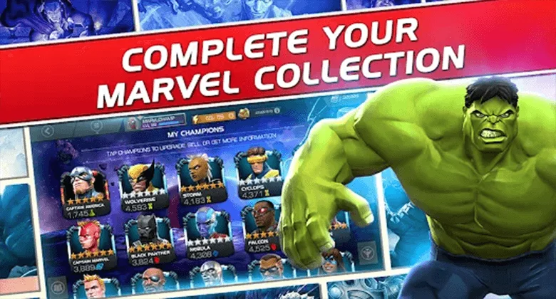 complete your marvel collection apk