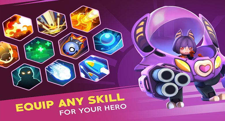 equip any skill for your hero