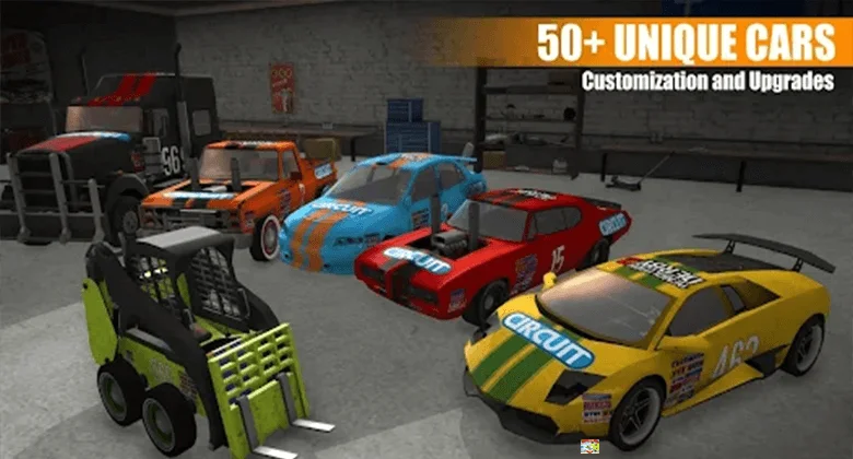 50 unique cars demolition derby 2 mod