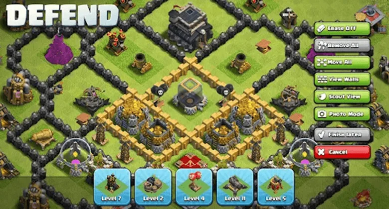 Unlimited Troops clash of clans mod apk