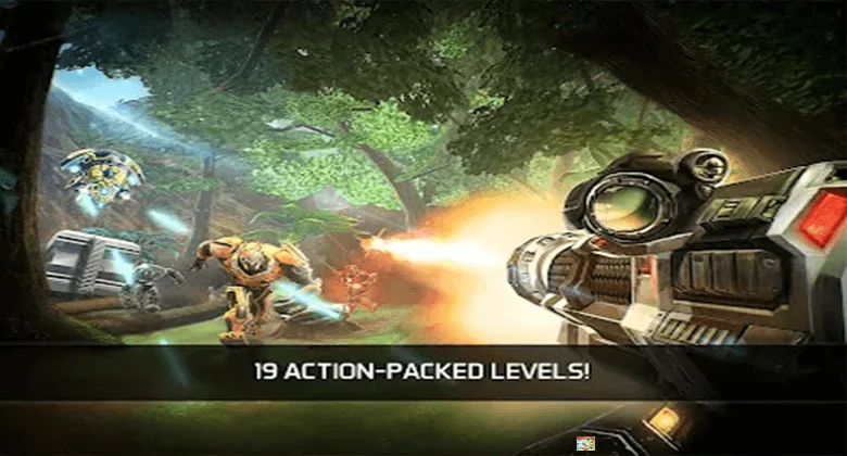 action packed level