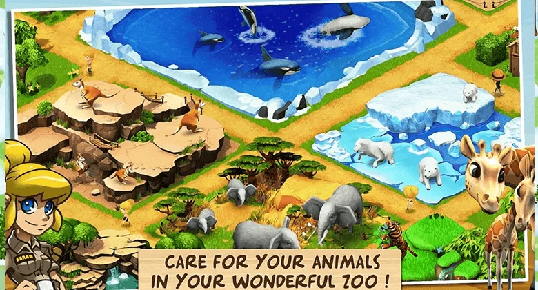 care for your animals in your wonderful zoo