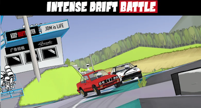 intense drift battle